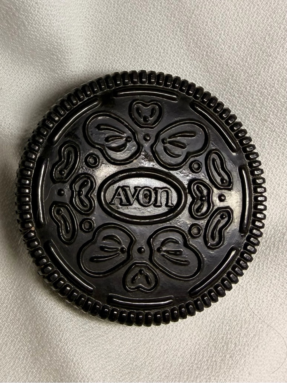 Vintage AVON Oreo Cookie Lip Gloss Compact (Empty)- 2 5/8”